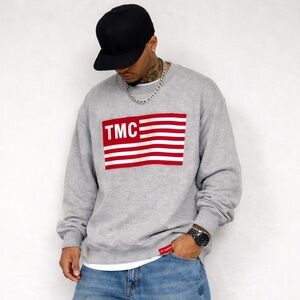 The Marathon Clothing TMC Crewneck Sweatshirt Nipsey Hussle Streetwear Sz S NWT